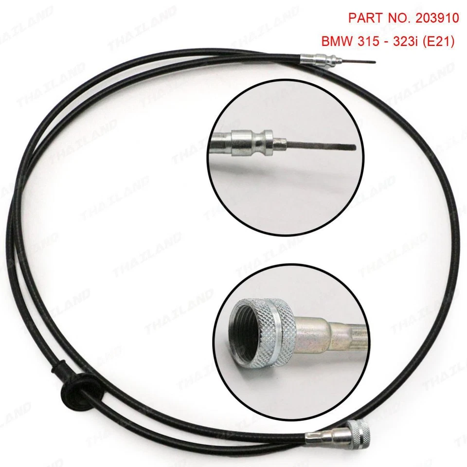 Cabo velocímetro Speedo 5 engrenagens para BMW 315i - 323i E21 sedã 1976 - 1983 - Imagem 3 de 4