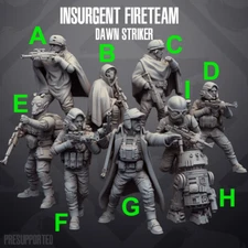 Fireteam Dawn Striker - SKULLFORGE | Legion compatible - 3D printed