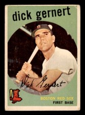 1959 Topps Baseball #13 Dick Gernert GD