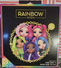    Girls Rainbow High 15 Days of Socks Countdown Advent Size S SHOE 5.5-8.5    