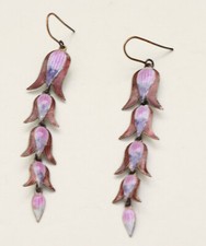 Floral Hook Dangle Earrings
