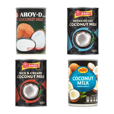 KTC, Aroy-D, Amoy Rich and Creamy, Reduce Fat, Coconut Milk 400ml