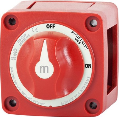BLUE SEA 6006-BSS SWITCH BATTERY M ON/OFF W