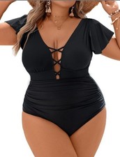 Blooming Jelly Women's Plus Size One Piece Swimsuit Tummy Control