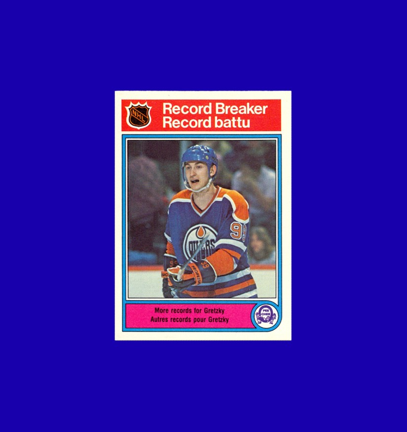 Wayne Gretzky 1982-83 O-Pee-Chee OPC #1 - Record Breaker - Oilers - Mint