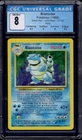1999 Pokémon Blastoise Holo 2/102 CGC 8 (Base Set)
