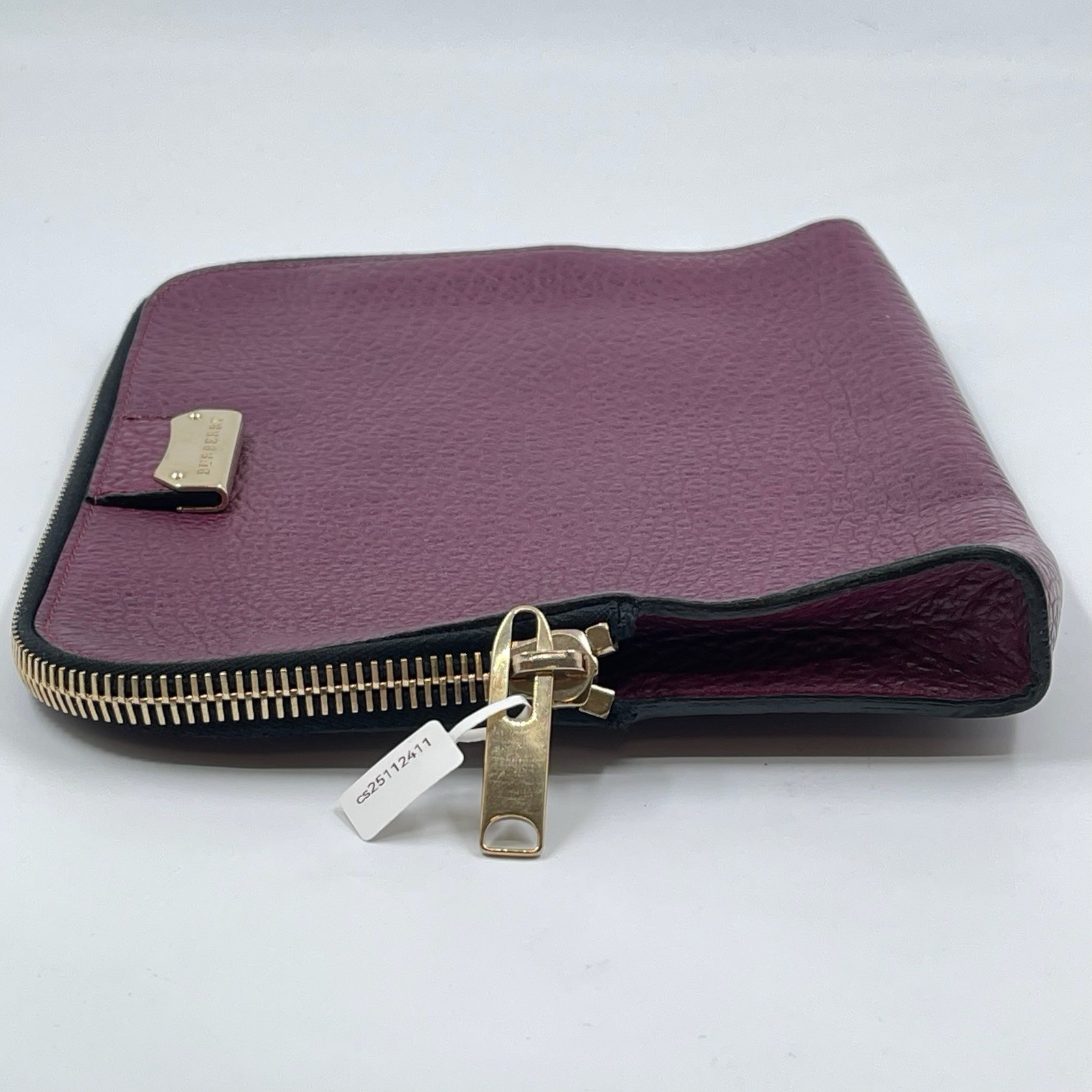 Burberry cowhide solid colour lychee pattern name… - image 7