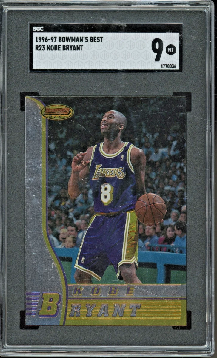 Bowman Kobe Bryant 9 Graded Basketball Sports Trading Cards