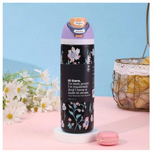 New Owala Exclusive FreeSip Midnight Garden Floral 32 oz Stainless Water Bottle
