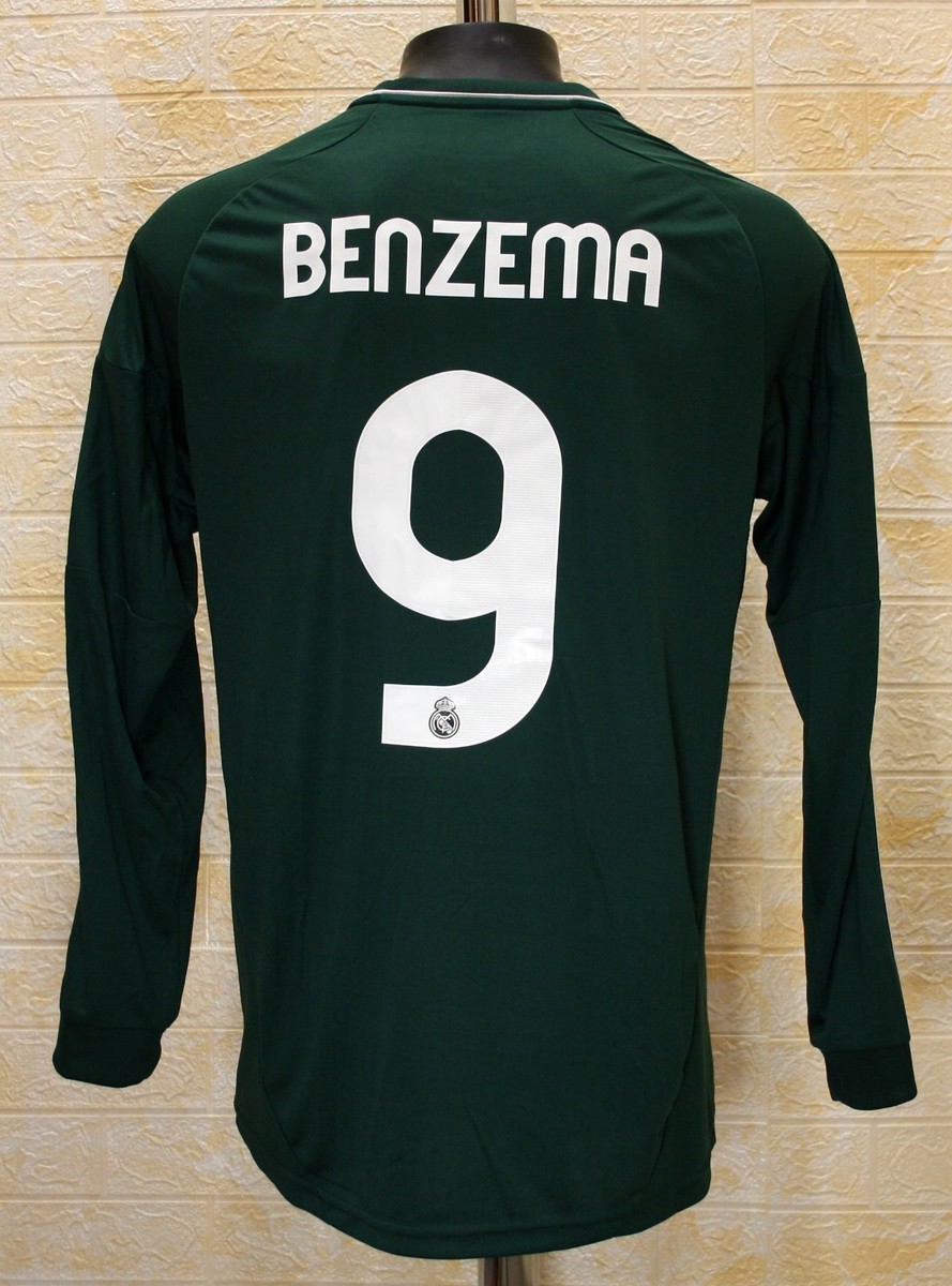 Real Madrid 2012-2013 UEFA CL third jersey Benzema #9 | eBay