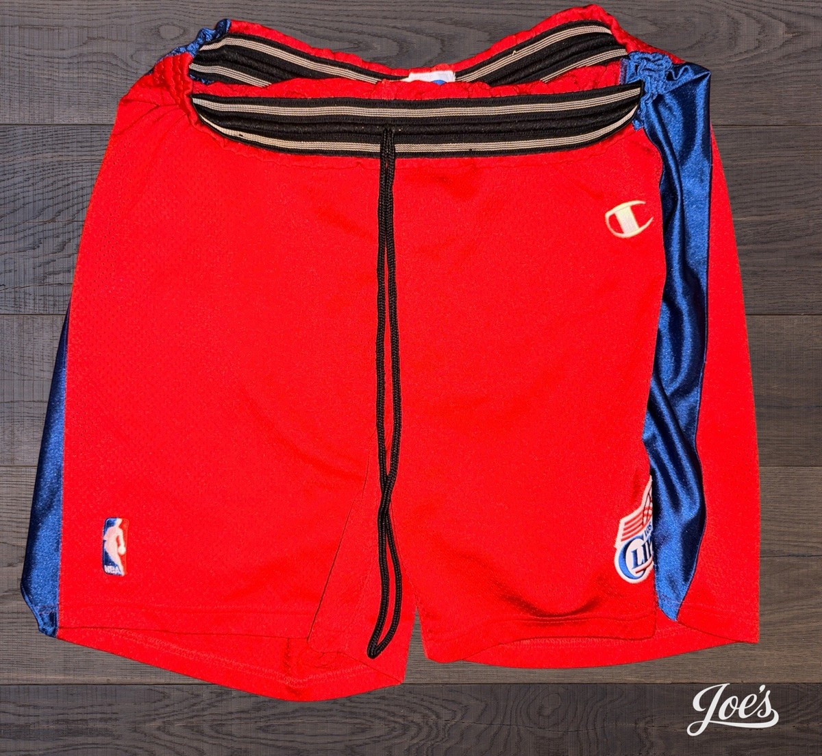 【極美品/当時物】NBAクリッパーズオーセンティックショーツ チャンピオン 42 NBA Authentic Champion Los Angeles Clippers Red Blue Basketball