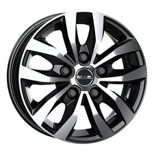 JANTES ROUES MAK LOAD 5 POUR RENAULT KANGOO EXPRESS N1 6.5X16 5X114,3 BLACK MIR