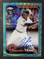 2024 Topps Chrome - #RA-JT - Jose Tena - Aqua Wave / Auto - RC /199