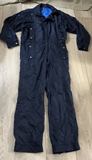 Skimer Paris Vintage Snowsuit Snow Bib Made in USA Navy Blue Men’s Size 36