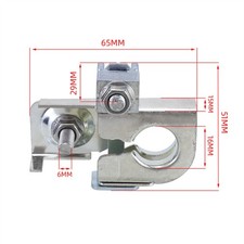 Battery Terminals Set With Auxiliary Posts for Ford Super Duty Vehicles Replacem