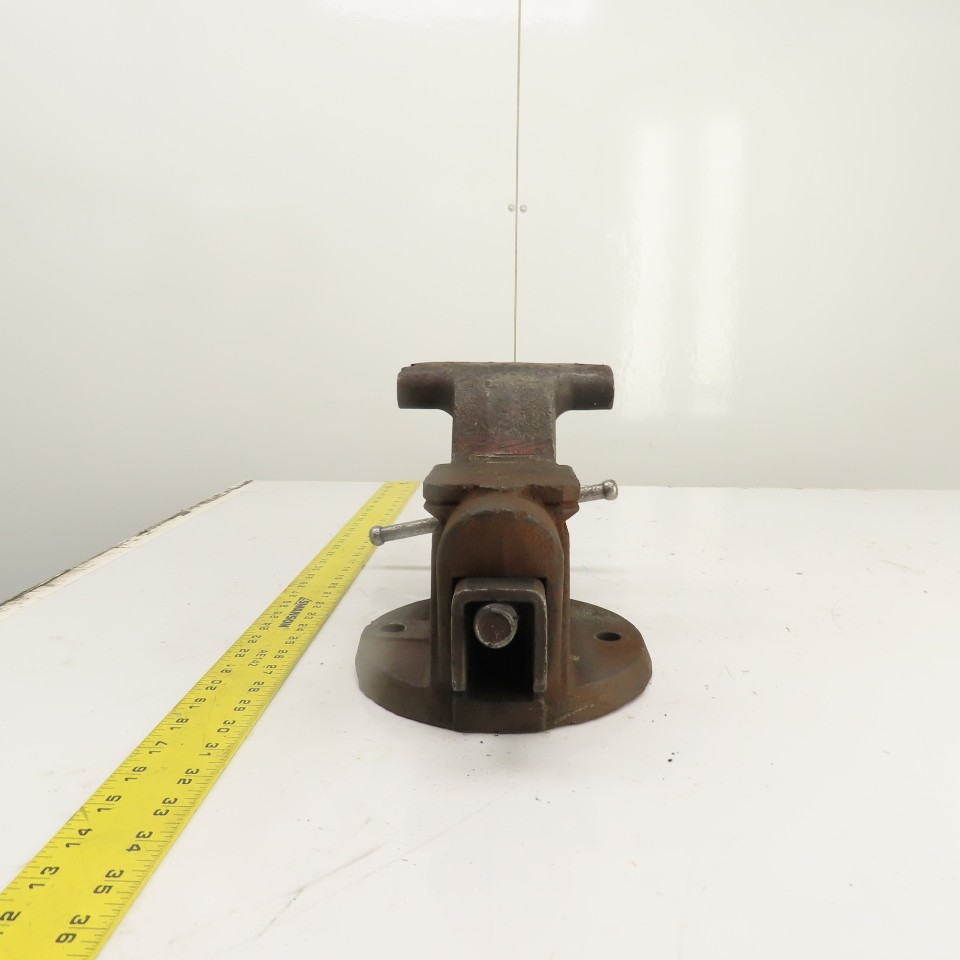 Columbian D46 6" Steel Jaw Stationary Machinist Bench Vise 7" Open USA Made