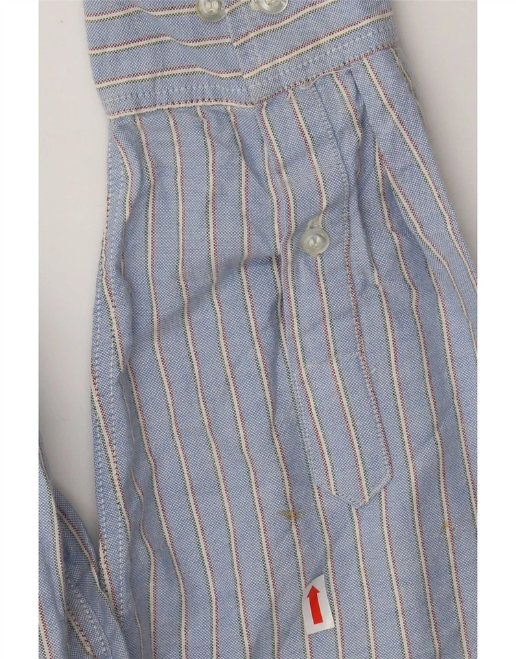 EDDIE BAUER Mens Shirt XL Blue Pinstripe QY01 - Image 3 of 4