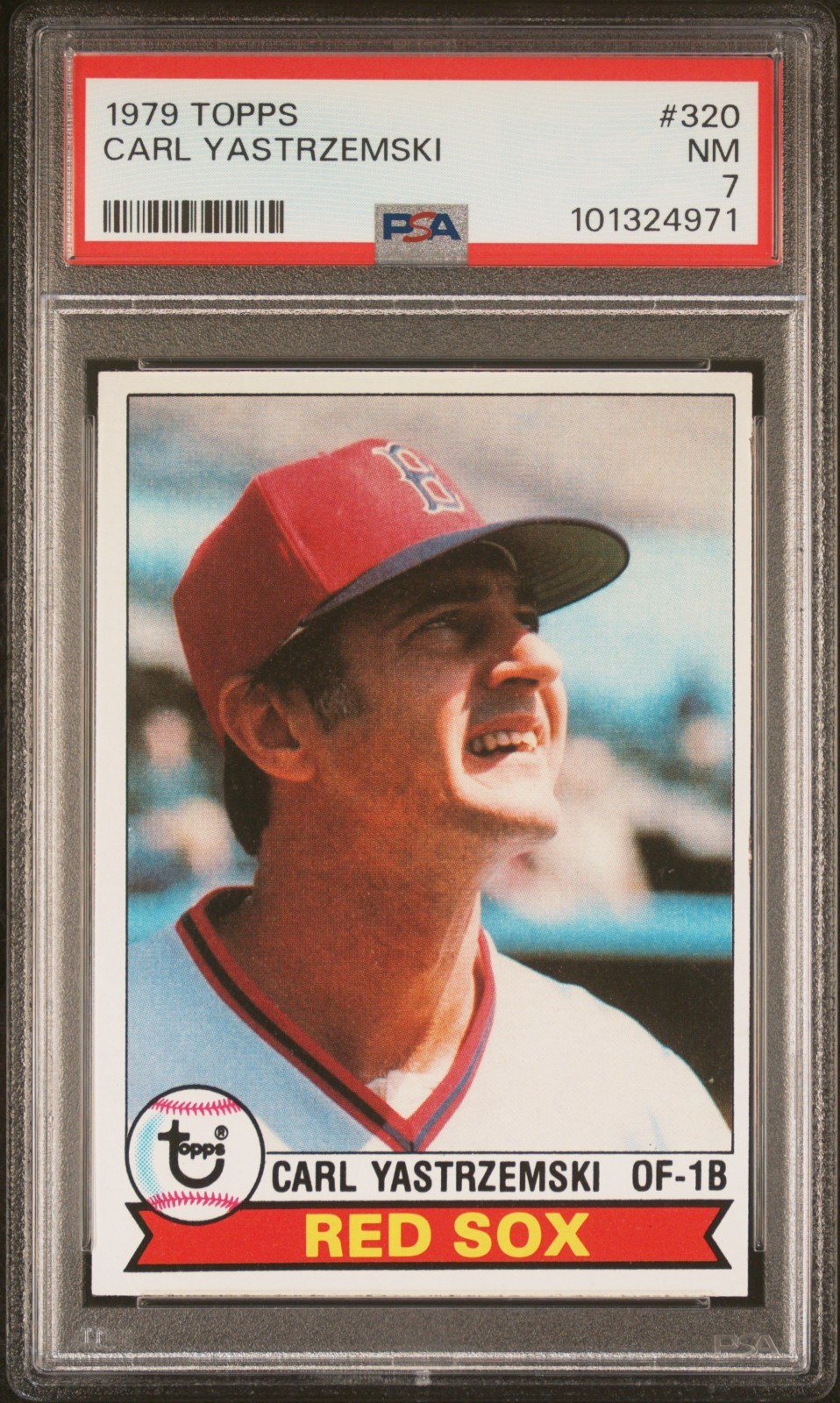 1979 Topps Carl Yastrzemski #320 Boston Red Sox HOF PSA NM 7