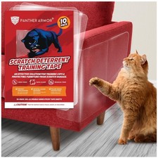 Anti-Scratch Tape Sheets for Furniture - 10 Clear Adhesive Sheets for Cats
