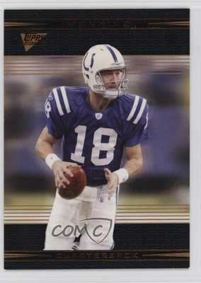 2007 Topps Performance Bronze 37/99 Peyton Manning #2 HOF 12w4