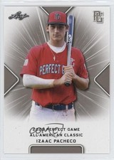 2020 Leaf Perfect Game All-American Classic Izaac Pacheco #48 1lq2