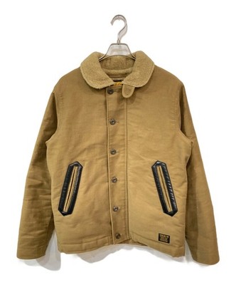 NEIGHBORHOOD N-1D C-JKT Size: L Khaki 182NYNH-JKM01 Men