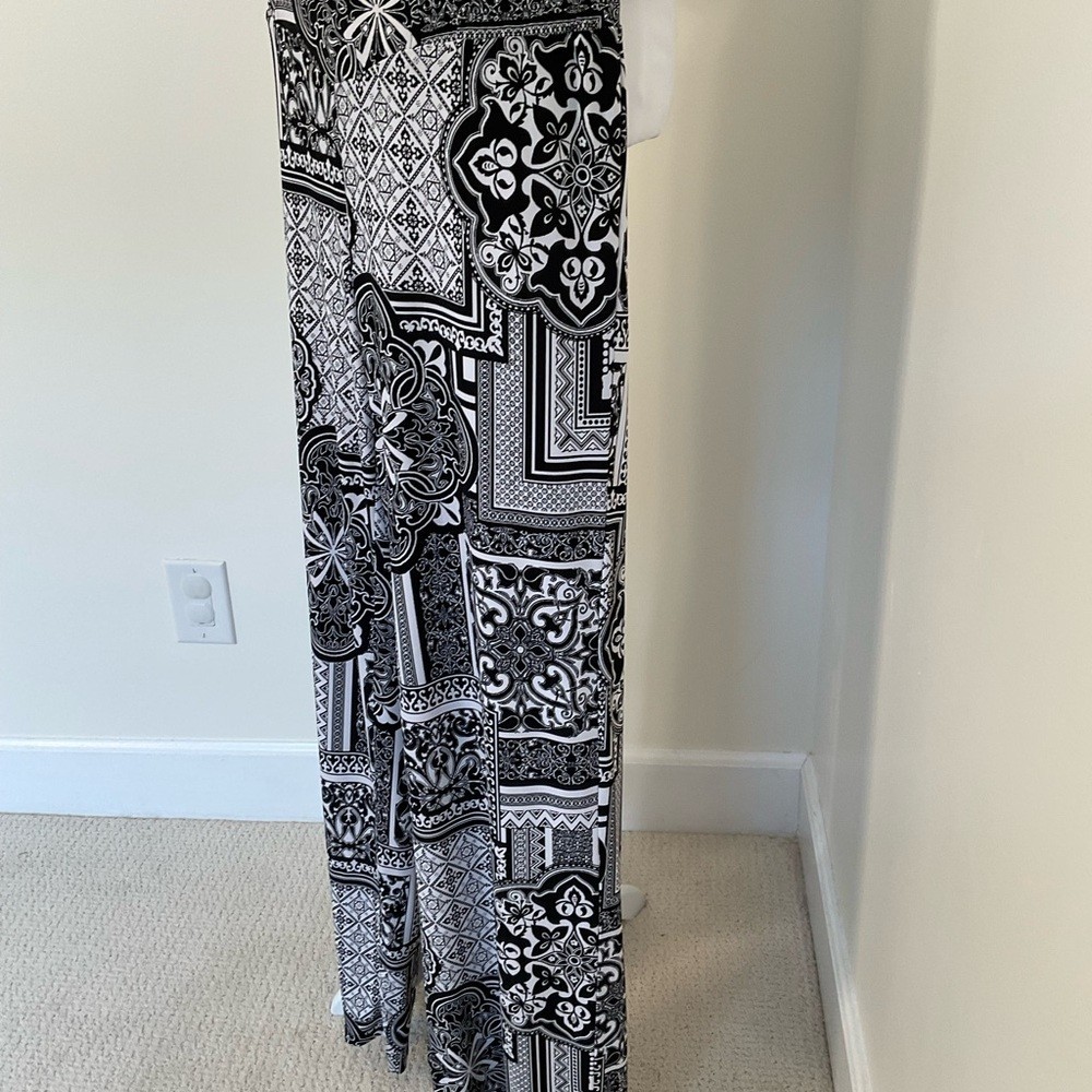 Cache Monochrome Patterned Pants - image 3