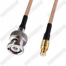 BNC Male to MCX Male Plug Connector Lot RF Pigtail Jumper Coaxial Cable RG316