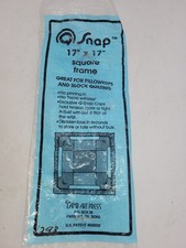 NEW Q-SNAP Needlework FRAME 17 x 17 MADE In The USA Cross Stitch Embroidery