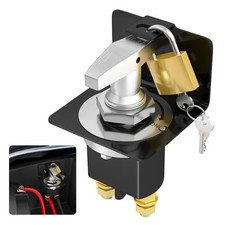 500A Battery Disconnect Switch 12V 36V Heavy Duty with Lockout Plate, Battery