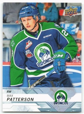 2018-19 Max Patterson Upper Deck CHL Rookie - Swift Current Broncos