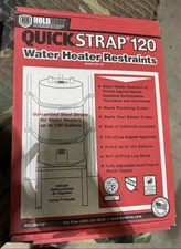 Quick Strap 120 Water Heater Restraints Model QS 120 New In Box