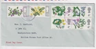 July 1967 GB Used Abroad Flowers FDC  Used Germany FPO 50 Rheindahlen BAOR