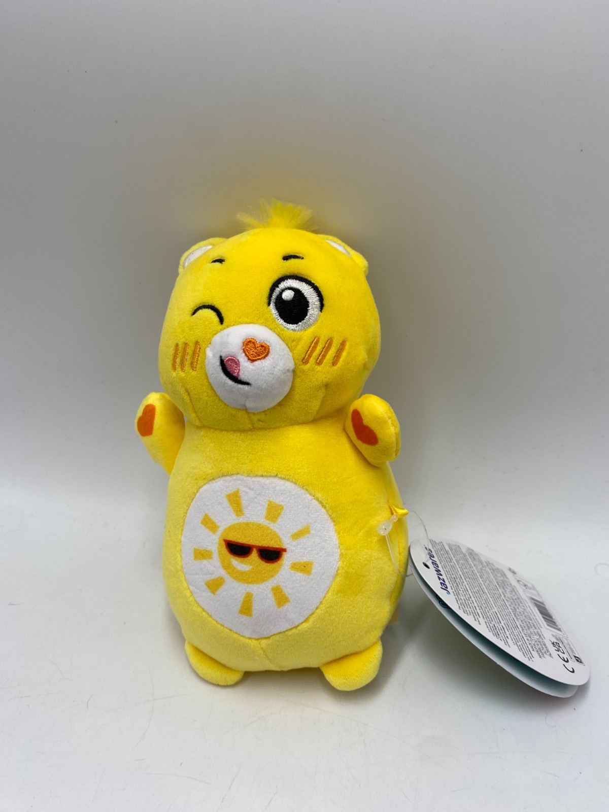 Squishmallows x Care Bears Funshine Bear Hugmees 6"" Plush USA Exclusive