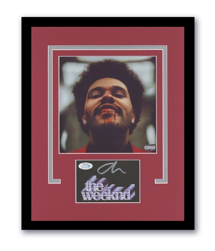The Weeknd Autographed Signed 11x14 Custom Framed Photo After Hours ...