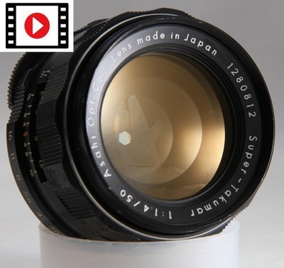 N MINT+Re-greased/ 8 Elements Pentax Super Takumar 50mm f/1.4 M42 Lens Japan E92