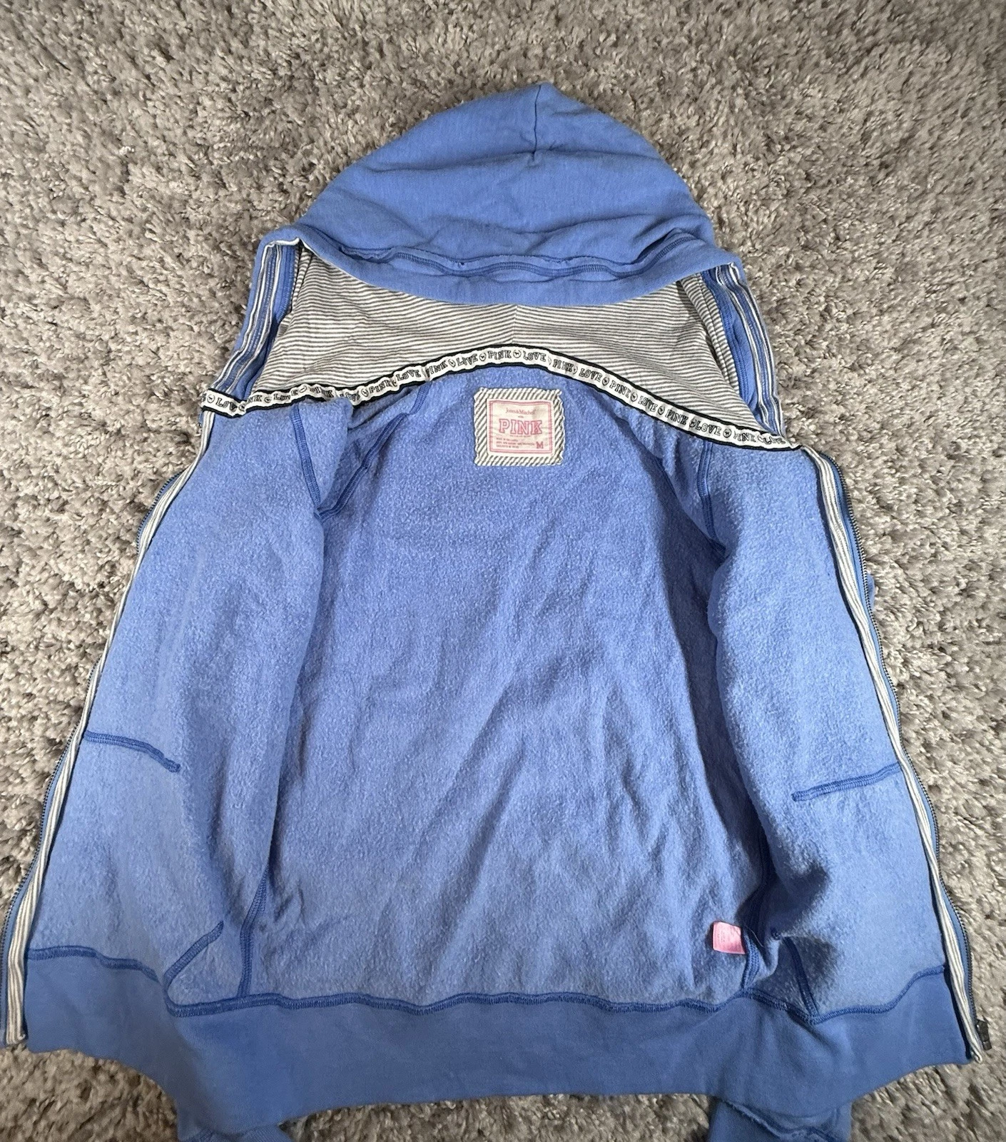 UNDERCOVER Felpa con cappuccio Victoria's Secret Pink Jones & Mitchell UCLA Bruins donna M full zip