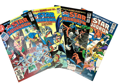 All-Star Squadron #1, 2, 3, 4 DC Comics 1981 Solomon Grundy Justice Society Lot