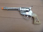 Vintage Mattel  FANNER 50 Diecast CAP GUN w/FANNER 50 Leather Holster & 4 Bullet — photo 3