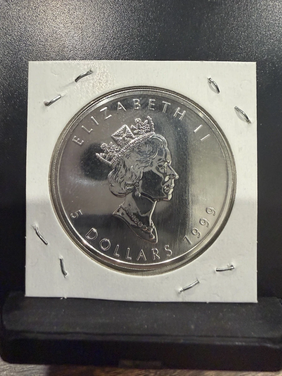 加拿大枫叶加拿大皇家铸币厂1999 银币| eBay