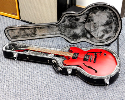 2008 Epiphone Dot Studio Semi-Hollow Electric Guitar! Worn Cherry Finish! NICE!