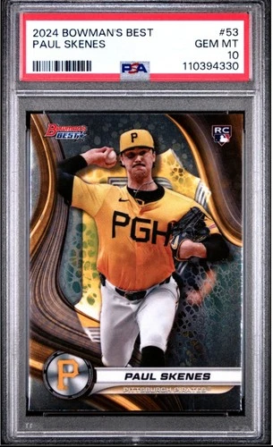 2024 Paul Skenes PSA 10 Rookie Card Bowman's Best #53 Topps Baseball