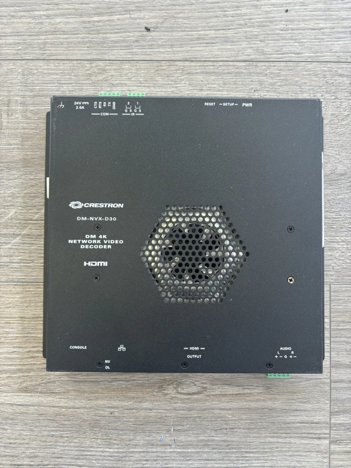 Decodificador de video en red Crestron DM-NVX-D30 DM 4K Foto 2 de 4