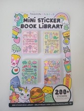 New FASHION ANGEL Mini Sticker Book Library 200 Stickers AUTOCOLLANT Cute Magic
