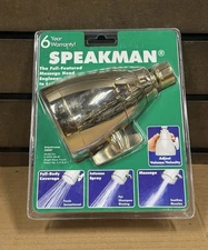 Speakman Anystream 2000 Bright Brass S-2005-BB-BP Shower Head 2.5GPM - New