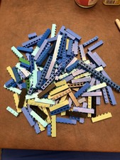 SHIPS FREE LEGO HUGE LOT 140 BLUE 1x3 1x4 1x6 1x8 1x12ETC BULK BRICKS BLUE/GREEN