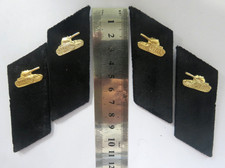 Soviet Russian set of insignia of the tank troops of the Red Army of the USSR