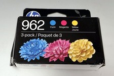 HP 962 Cyan Magenta Yellow Ink Cartridge 3-Pack 3YP00AN NEW SEALED Exp APR 2028