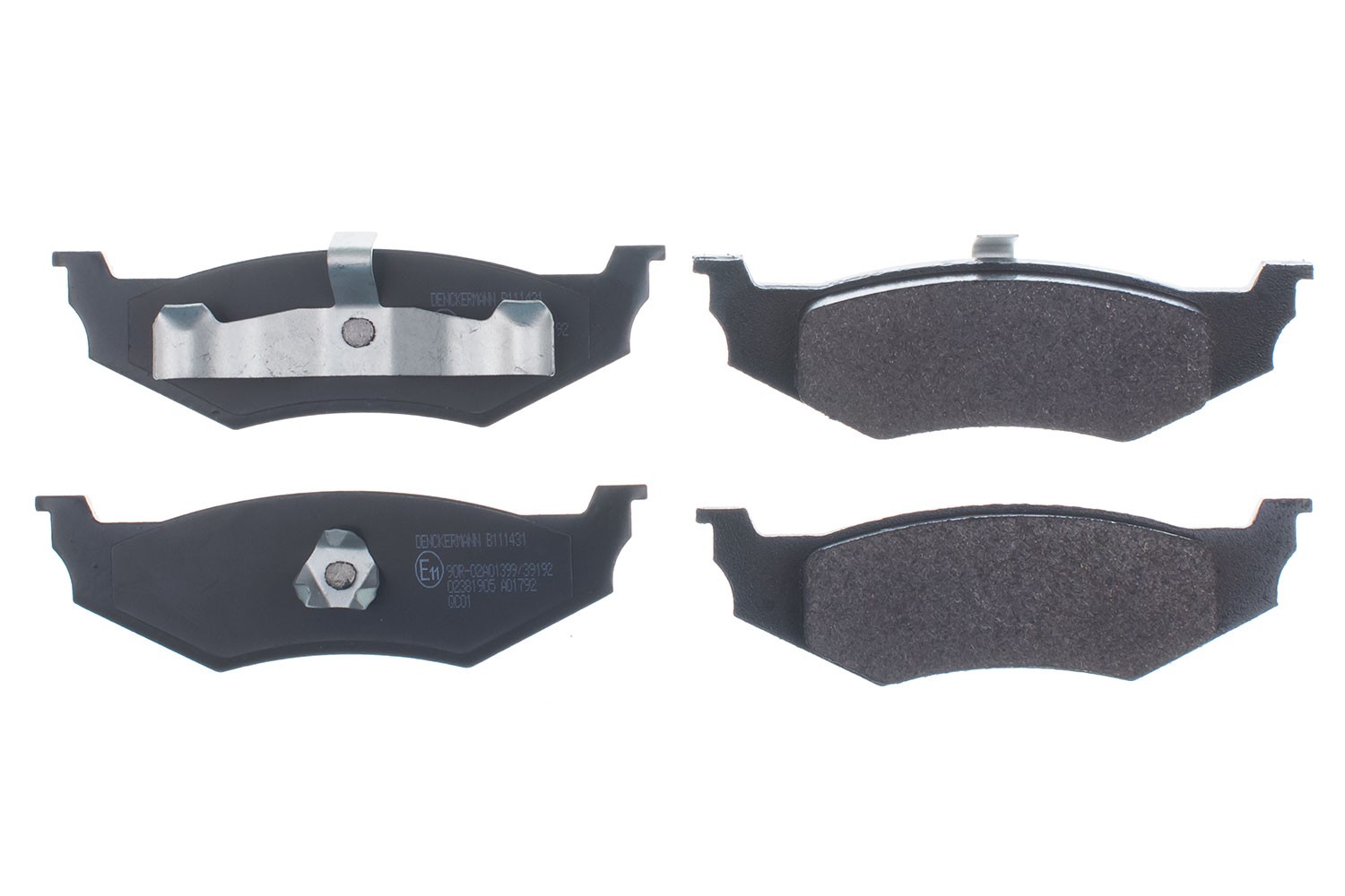 Fits DENCKERMANN FILTRY B111431 BRAKE PADS