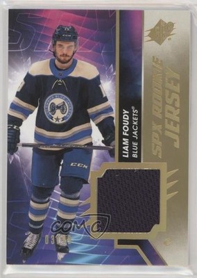 2020-21 SPx Rookie Jersey Gold Spectrum 3/99 Liam Foudy #RJ-LF RC 8tn
